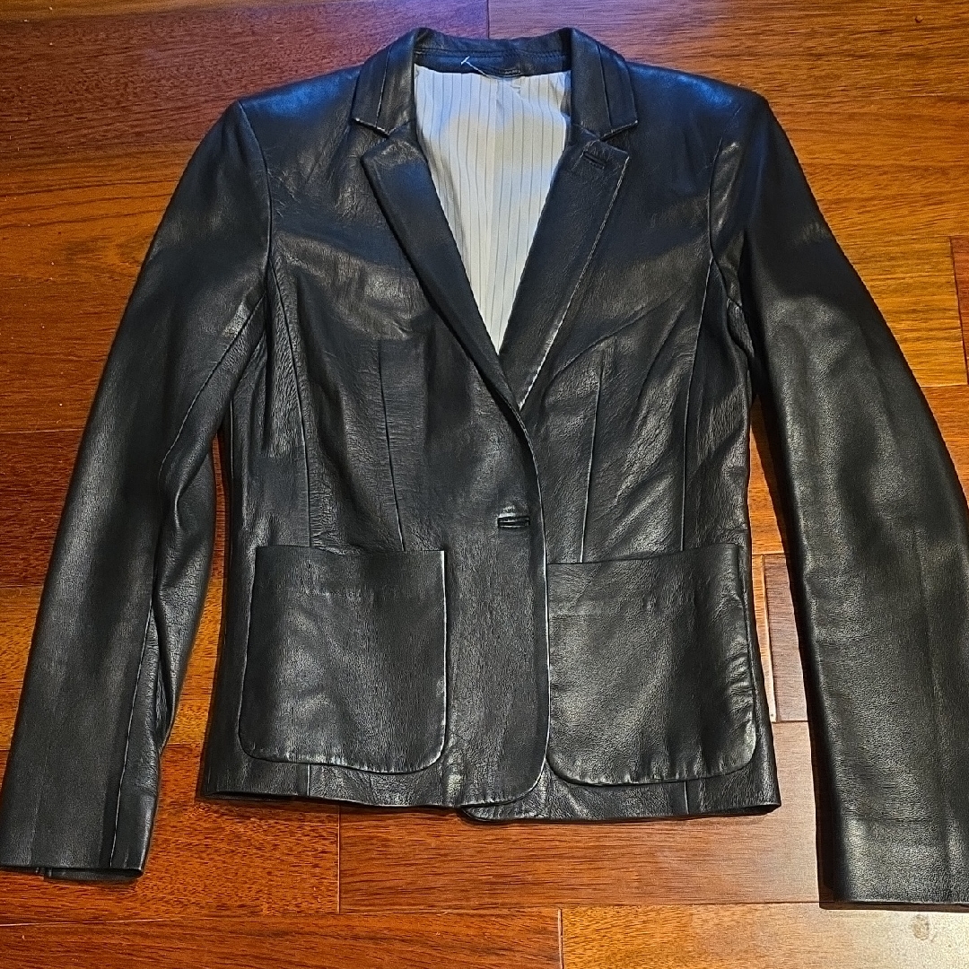 Armani Exchange Lamb Leather Jacket In Beautiful Shape